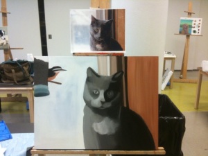 Cat Painting Update