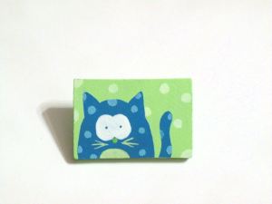 Polka Dot Cat pin